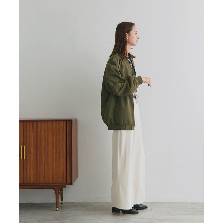ライトウェイト オーバーシルエットブルゾン | ad thie | 詳細画像2 