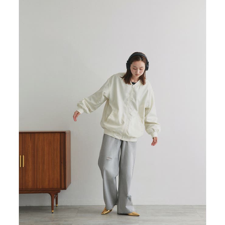 ライトウェイト オーバーシルエットブルゾン | ad thie | 詳細画像20 
