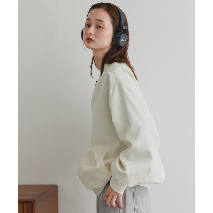 ライトウェイト オーバーシルエットブルゾン | ad thie | 詳細画像25 