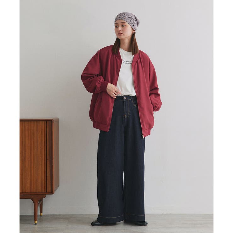 ライトウェイト オーバーシルエットブルゾン | ad thie | 詳細画像29 