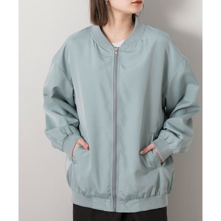 ライトウェイト オーバーシルエットブルゾン | ad thie | 詳細画像34 