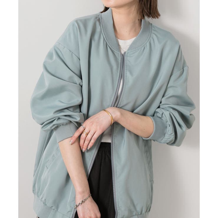 ライトウェイト オーバーシルエットブルゾン | ad thie | 詳細画像36 