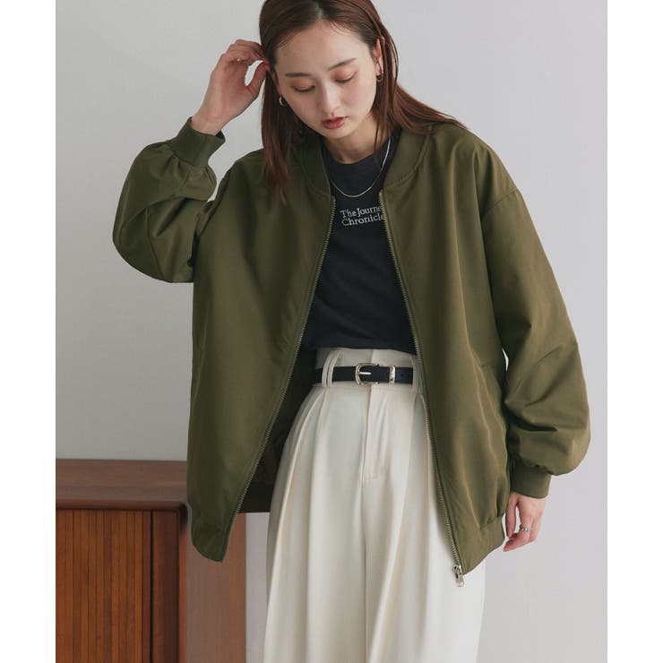 ライトウェイト オーバーシルエットブルゾン | ad thie | 詳細画像6 