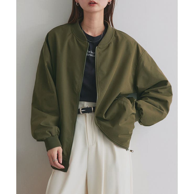 ライトウェイト オーバーシルエットブルゾン | ad thie | 詳細画像8 