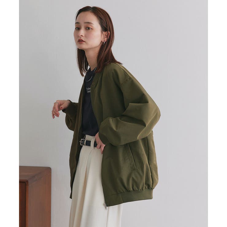 ライトウェイト オーバーシルエットブルゾン | ad thie | 詳細画像9 