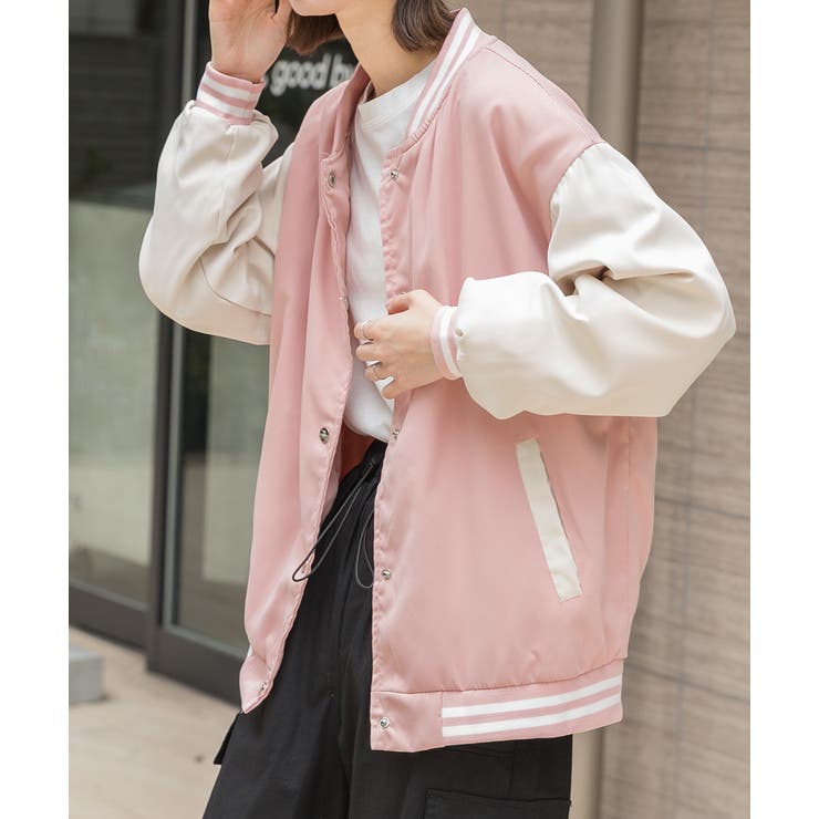 FOREVER21　SPACE BABE　シルバー　スカジャン　サイズS FOREVER21 SPACE BABE シルバー スカジャン サイズS オーバー