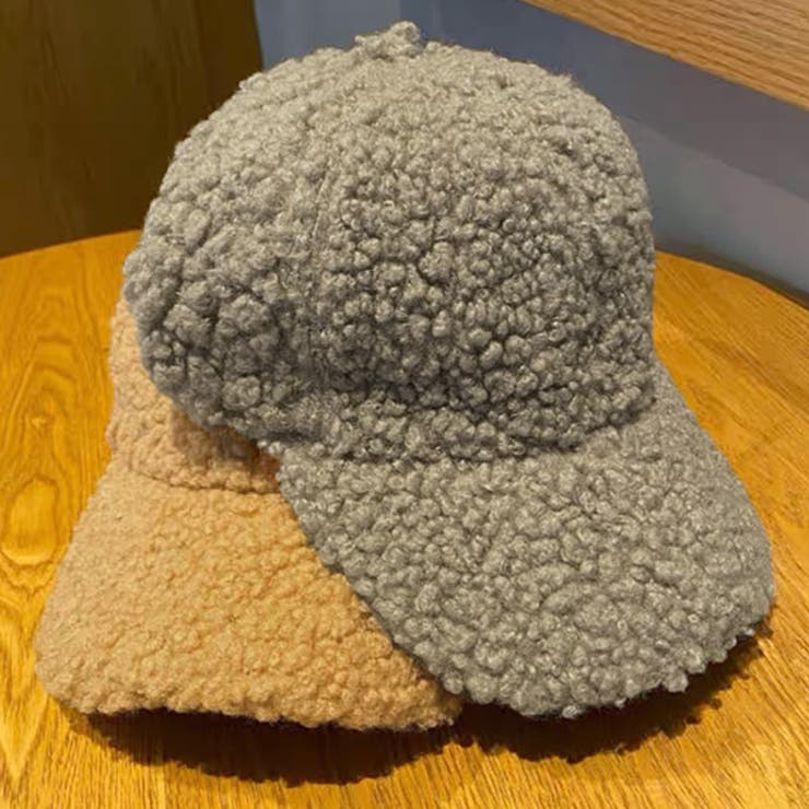 もこもこ・深め ボアキャップ | ad thie | 詳細画像5 