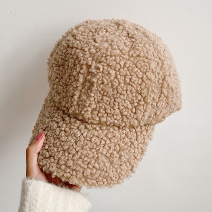 もこもこ・深め ボアキャップ | ad thie | 詳細画像6 