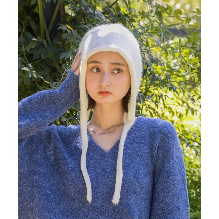 カラバリ豊富・シャギー フライトニットキャップ | ad thie | 詳細画像19 