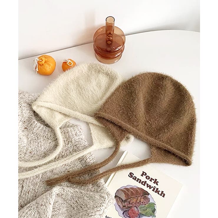 カラバリ豊富・シャギー フライトニットキャップ | ad thie | 詳細画像23 