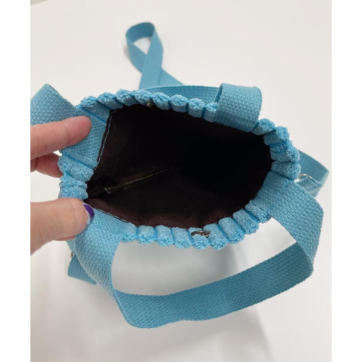 コーデュロイ・スクエア ミニショルダーバッグ | ad thie | 詳細画像12 