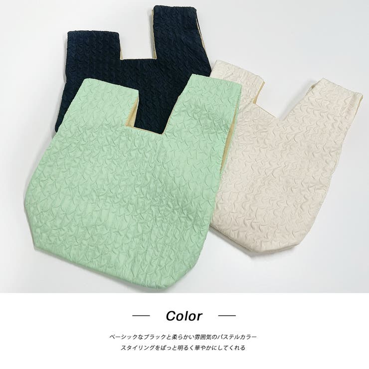 ワンハンドル エンボスミニバッグ | ad thie | 詳細画像12 