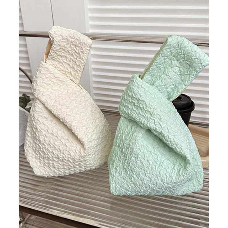 ワンハンドル エンボスミニバッグ | ad thie | 詳細画像5 