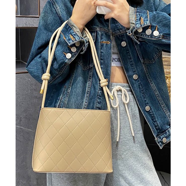 キルティング スクエアハンドバッグ | ad thie | 詳細画像12 