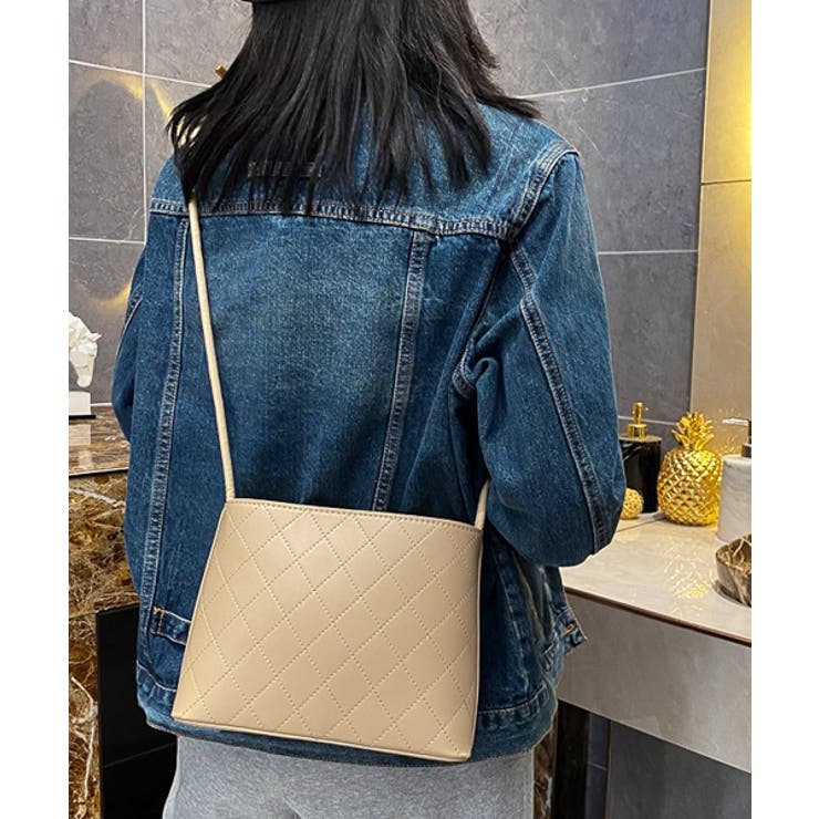 キルティング スクエアハンドバッグ | ad thie | 詳細画像13 