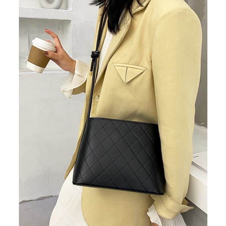 キルティング スクエアハンドバッグ | ad thie | 詳細画像2 