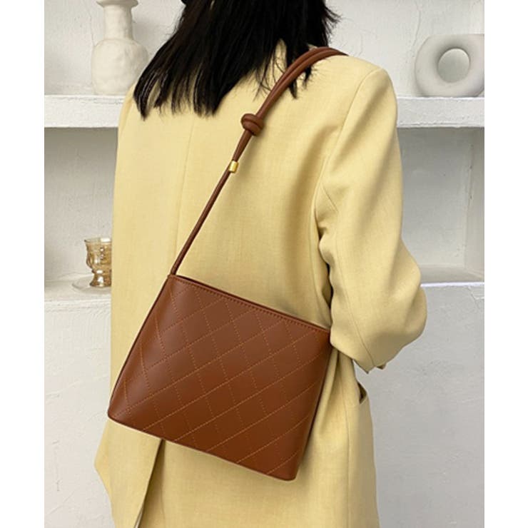 キルティング スクエアハンドバッグ | ad thie | 詳細画像6 