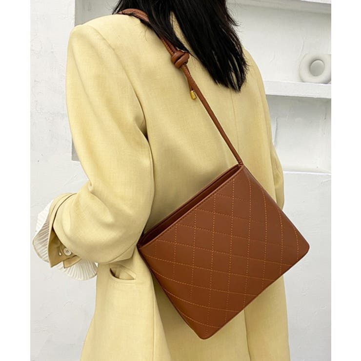 キルティング スクエアハンドバッグ | ad thie | 詳細画像7 