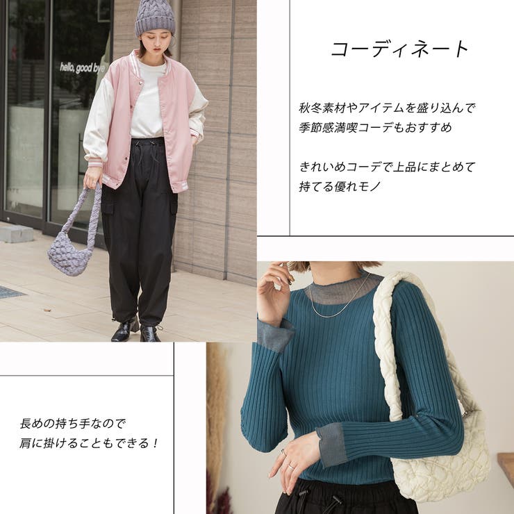 キルティング・スクエア ショルダーバッグ | ad thie | 詳細画像13 