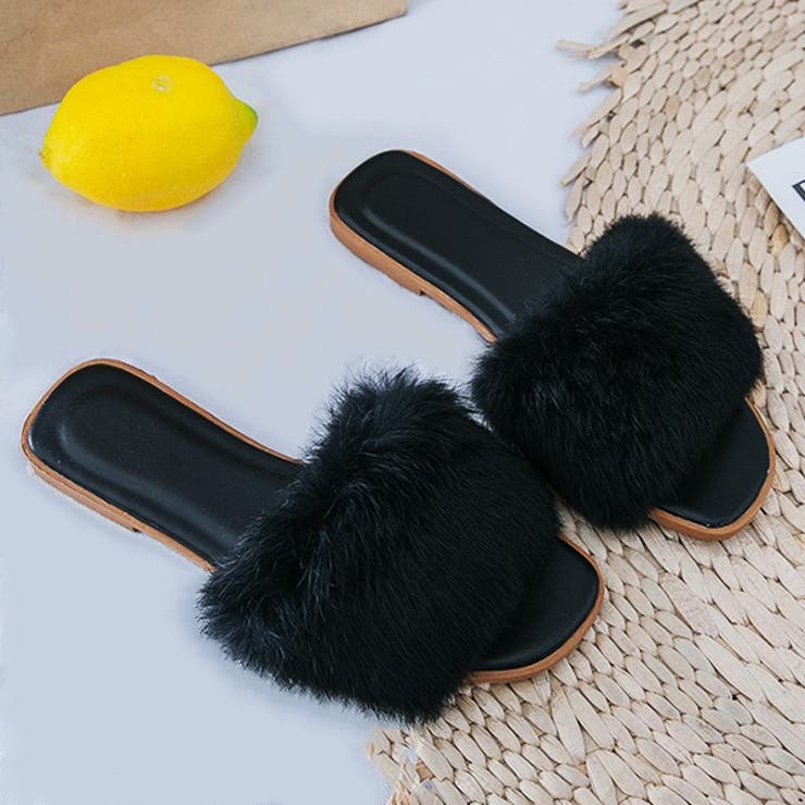 ふわふわ・カラフル ファーサンダル | ad thie | 詳細画像20 