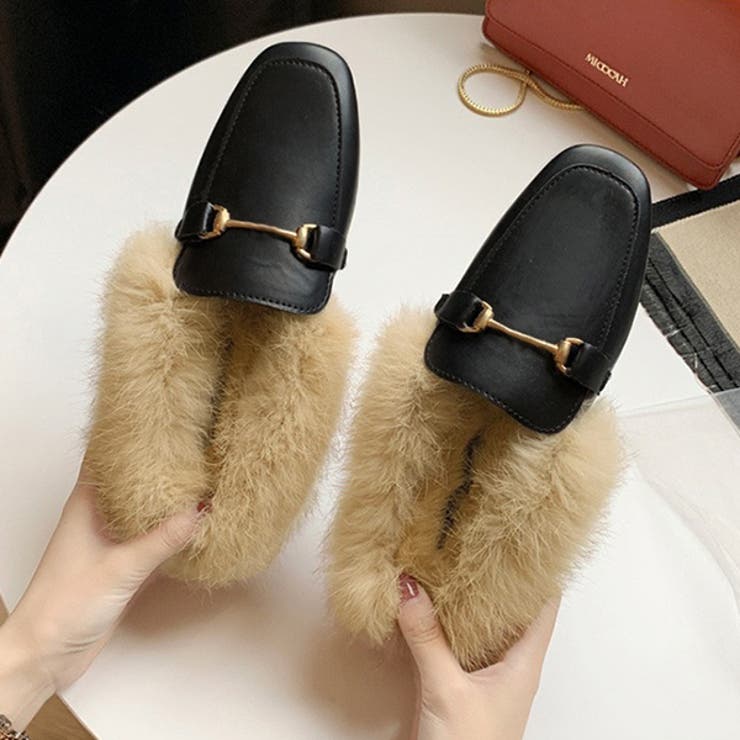 ビット付き・ファー ローファー | ad thie | 詳細画像13 