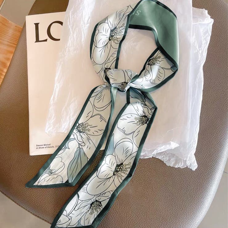 花柄 | アソートデザイン ボウタイスカーフ | ad thie