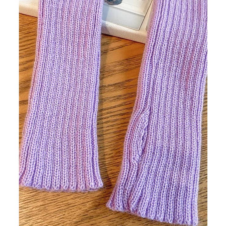 リブ編みニット アームウォーマー | ad thie | 詳細画像14 