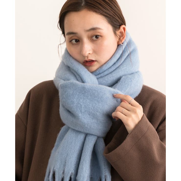 ふんわり起毛 カラーマフラー | ad thie | 詳細画像12 