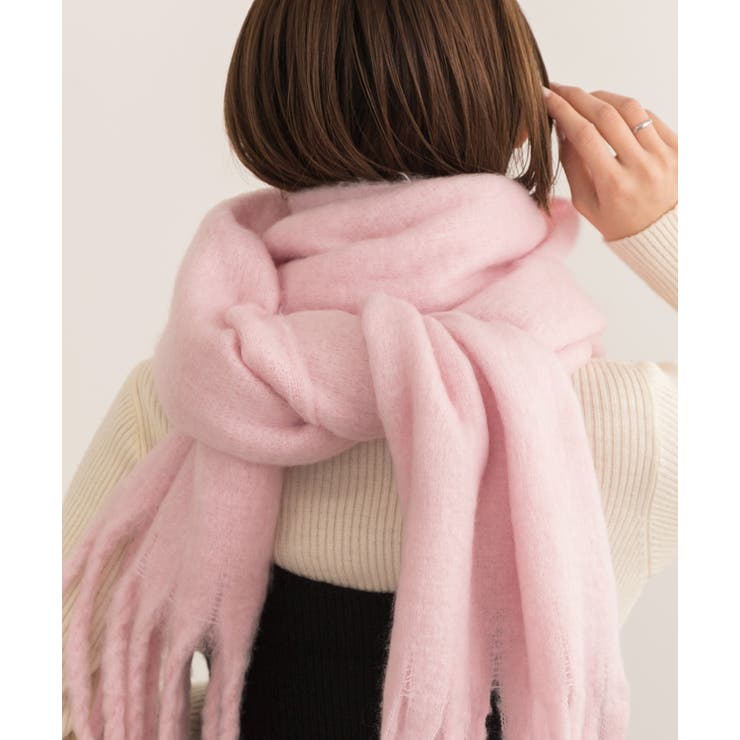 ふんわり起毛 カラーマフラー | ad thie | 詳細画像20 