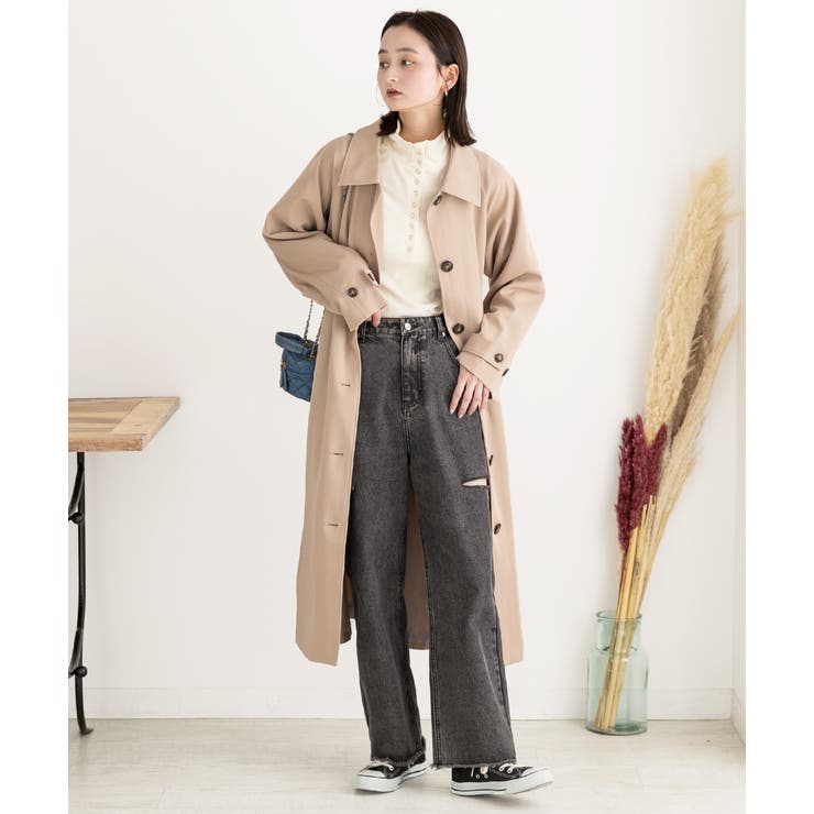 釦デザイン ニットプルオーバー | ad thie | 詳細画像10 