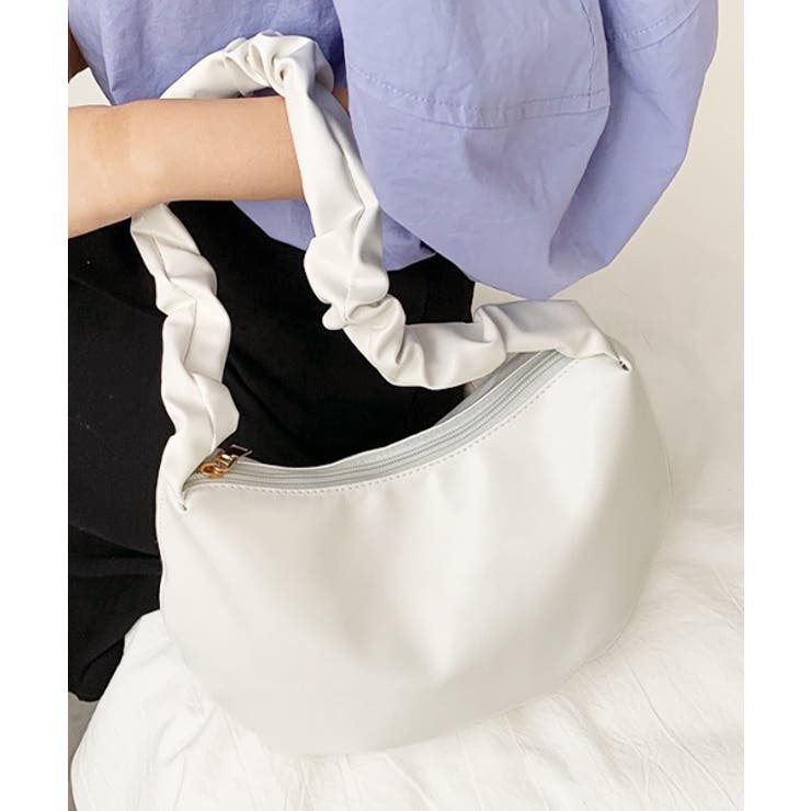 ギャザーデザイン ミニショルダーバッグ | ad thie | 詳細画像4 