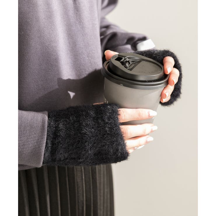 ふわふわ・あったか シャギーアームウォーマー | ad thie | 詳細画像10 