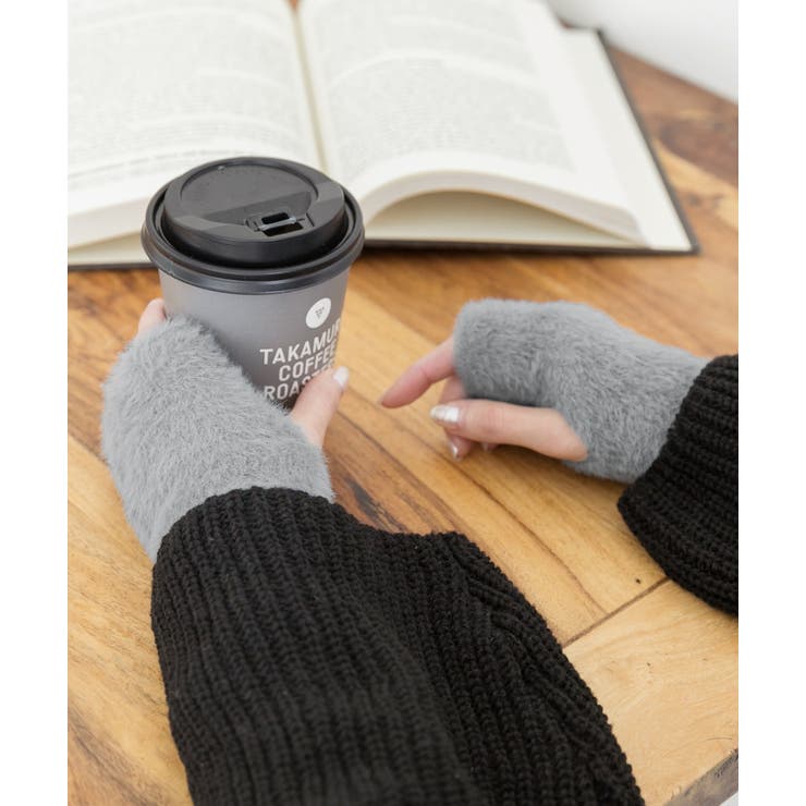 ふわふわ・あったか シャギーアームウォーマー | ad thie | 詳細画像16 