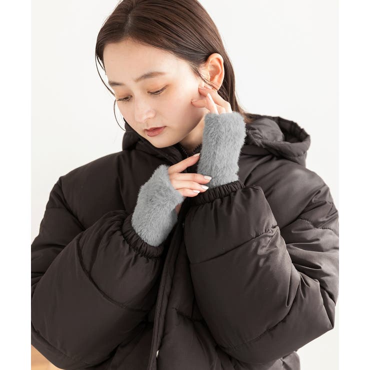 ふわふわ・あったか シャギーアームウォーマー | ad thie | 詳細画像17 