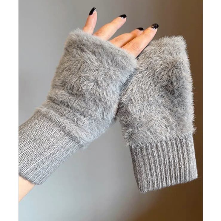 ふわふわ・あったか シャギーアームウォーマー | ad thie | 詳細画像23 