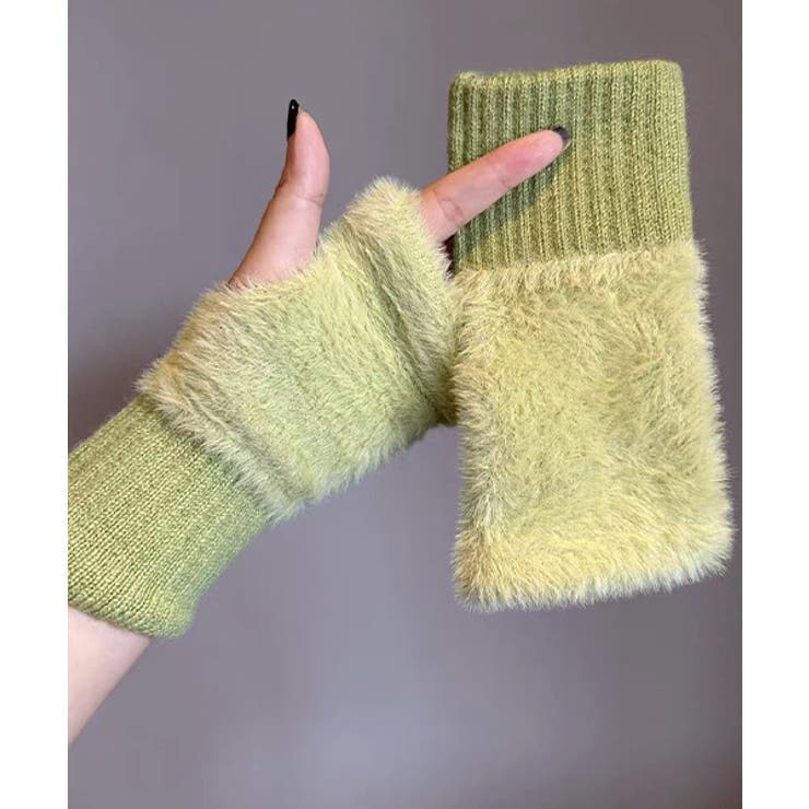 ふわふわ・あったか シャギーアームウォーマー | ad thie | 詳細画像5 