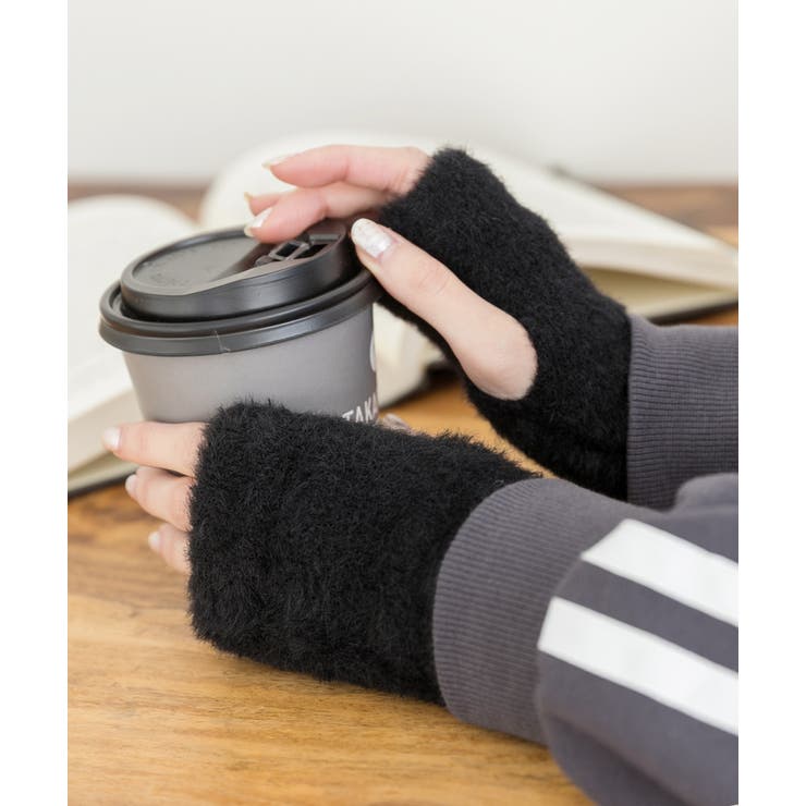 ふわふわ・あったか シャギーアームウォーマー | ad thie | 詳細画像8 