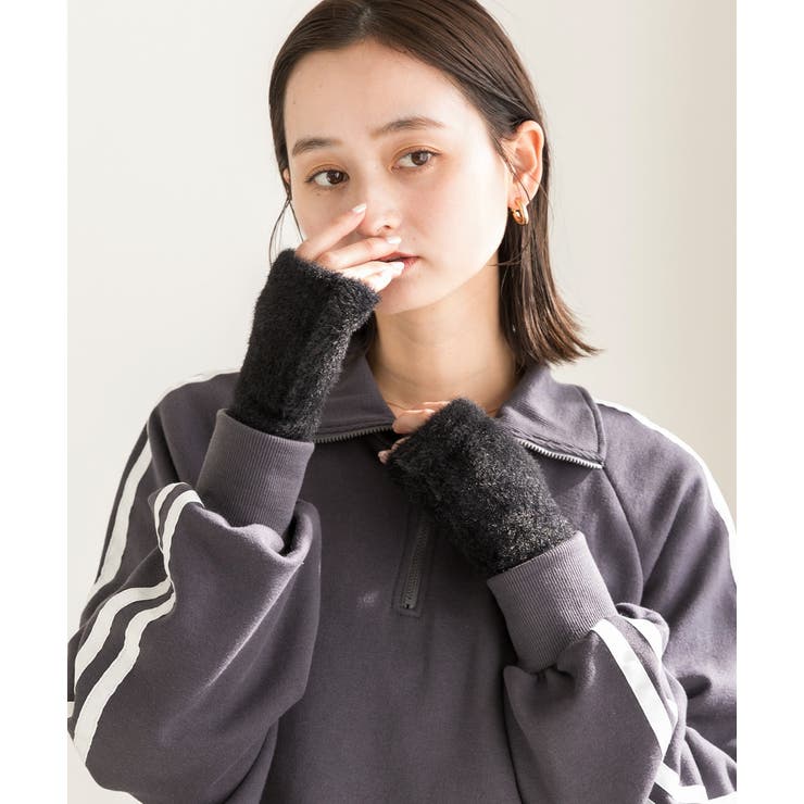 ふわふわ・あったか シャギーアームウォーマー | ad thie | 詳細画像9 