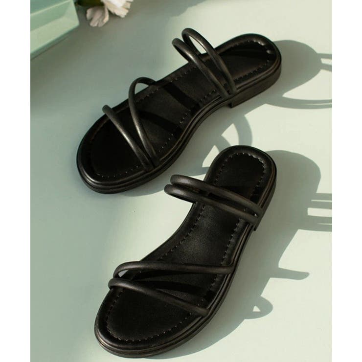 ストラップデザイン フラットサンダル | ad thie | 詳細画像8 