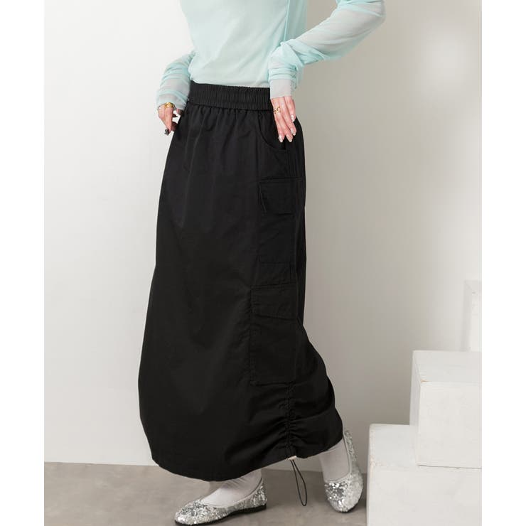 サイドドロスト カーゴスカート | ad thie | 詳細画像15 