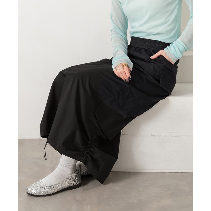 サイドドロスト カーゴスカート | ad thie | 詳細画像16 