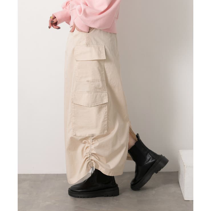 サイドドロスト カーゴスカート | ad thie | 詳細画像18 