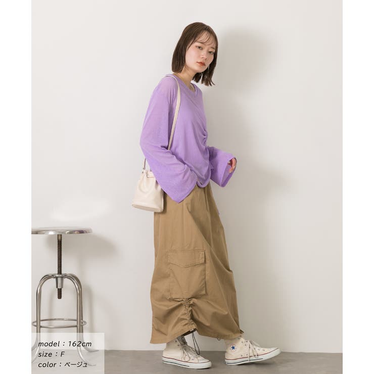 サイドドロスト カーゴスカート | ad thie | 詳細画像2 