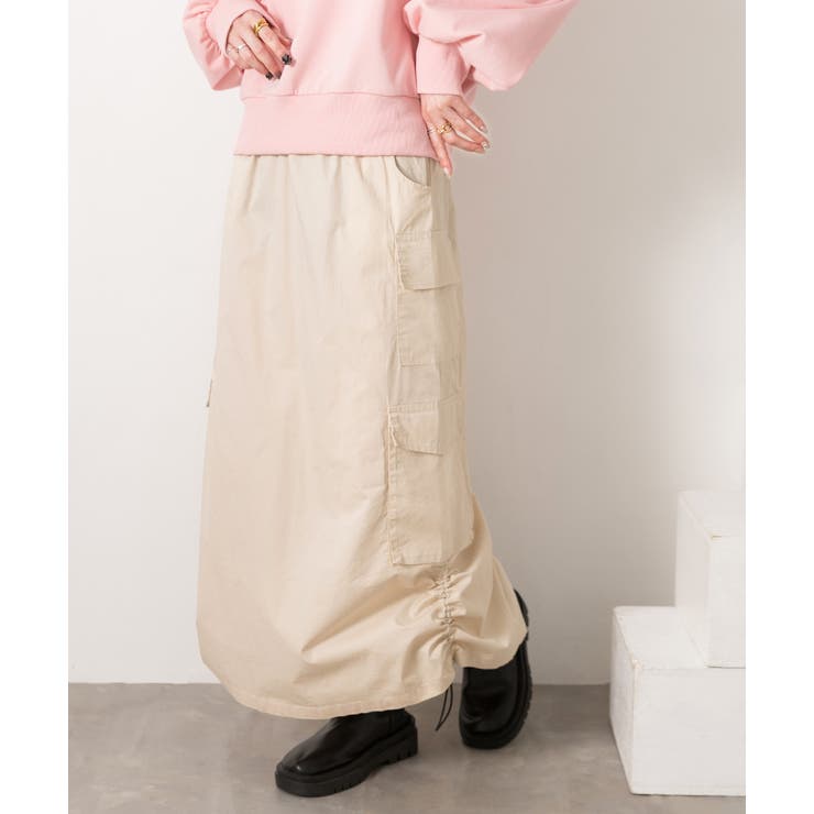 サイドドロスト カーゴスカート | ad thie | 詳細画像20 