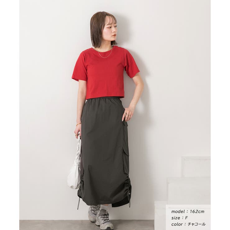 サイドドロスト カーゴスカート | ad thie | 詳細画像25 