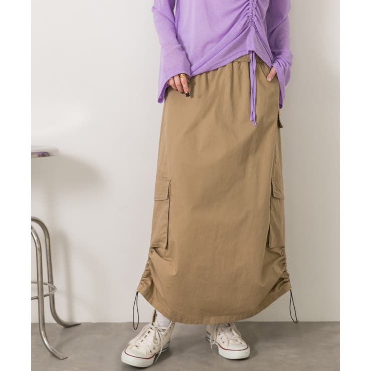サイドドロスト カーゴスカート | ad thie | 詳細画像3 