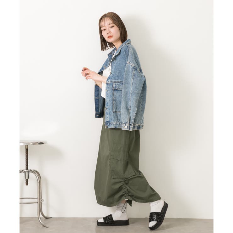 サイドドロスト カーゴスカート | ad thie | 詳細画像32 