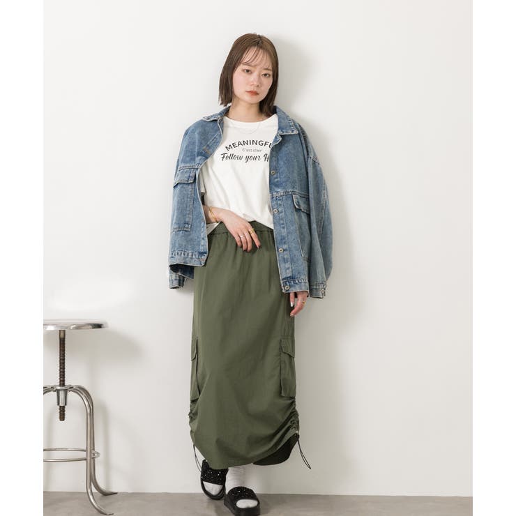 サイドドロスト カーゴスカート | ad thie | 詳細画像34 