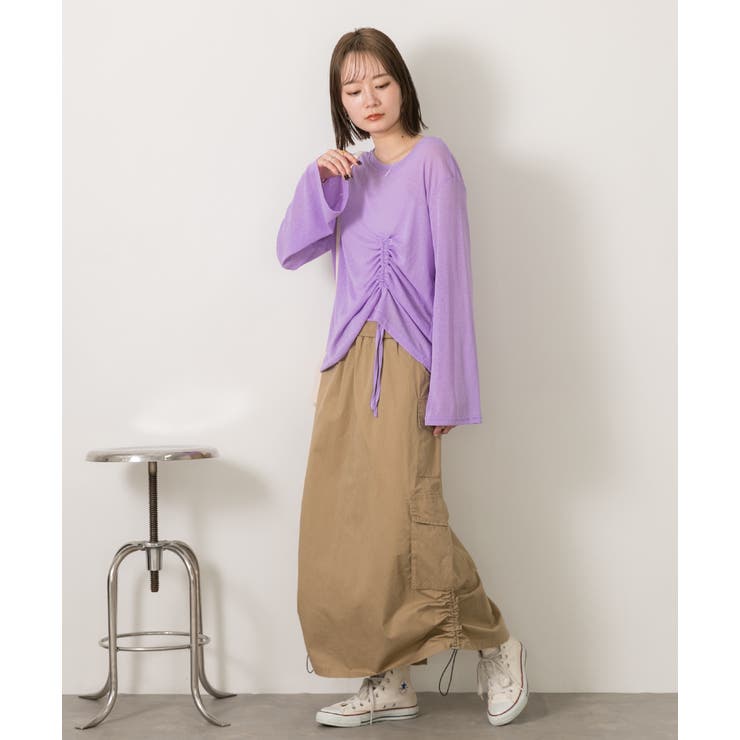 サイドドロスト カーゴスカート | ad thie | 詳細画像4 