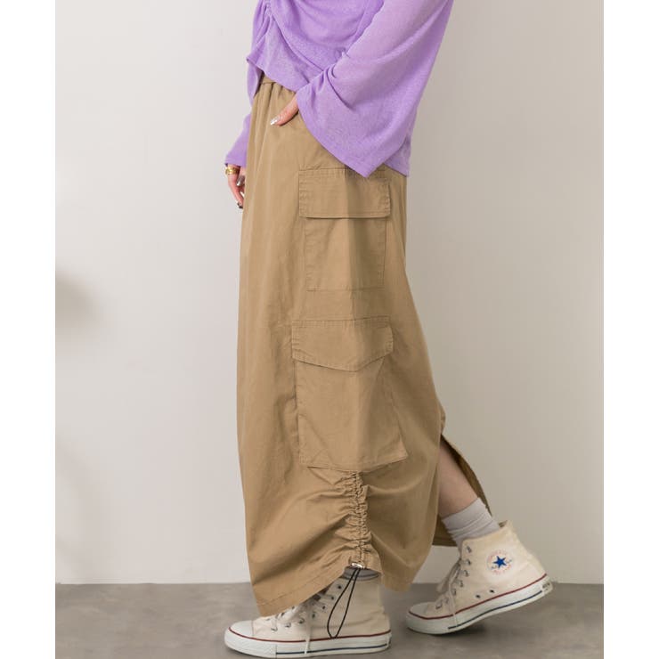 サイドドロスト カーゴスカート | ad thie | 詳細画像5 